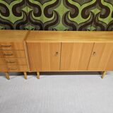 Vintage modular sideboard from the 1970s