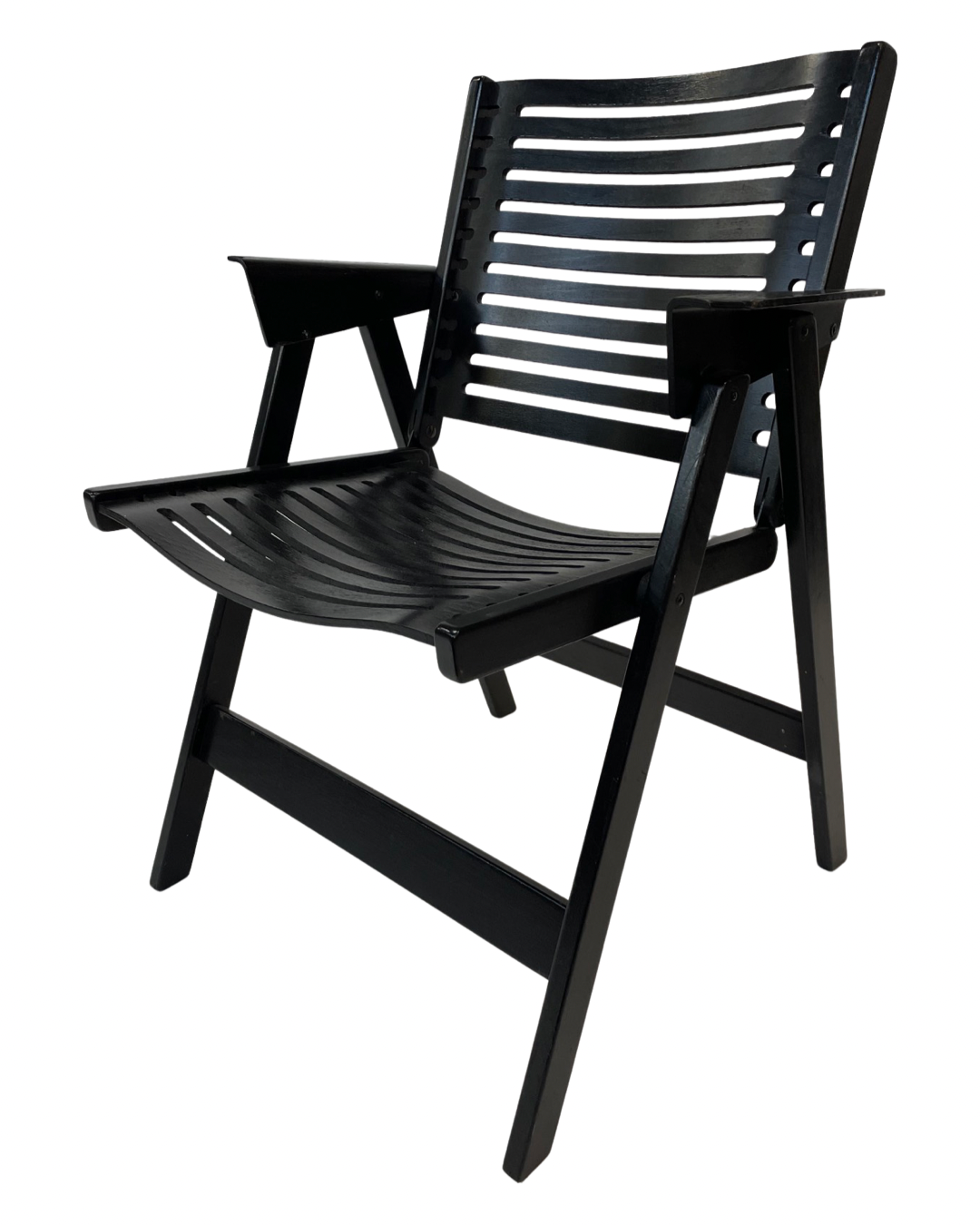 Niko Kralj Slovenian Rex Plywood Folding Chair for Stol 1950s in Black