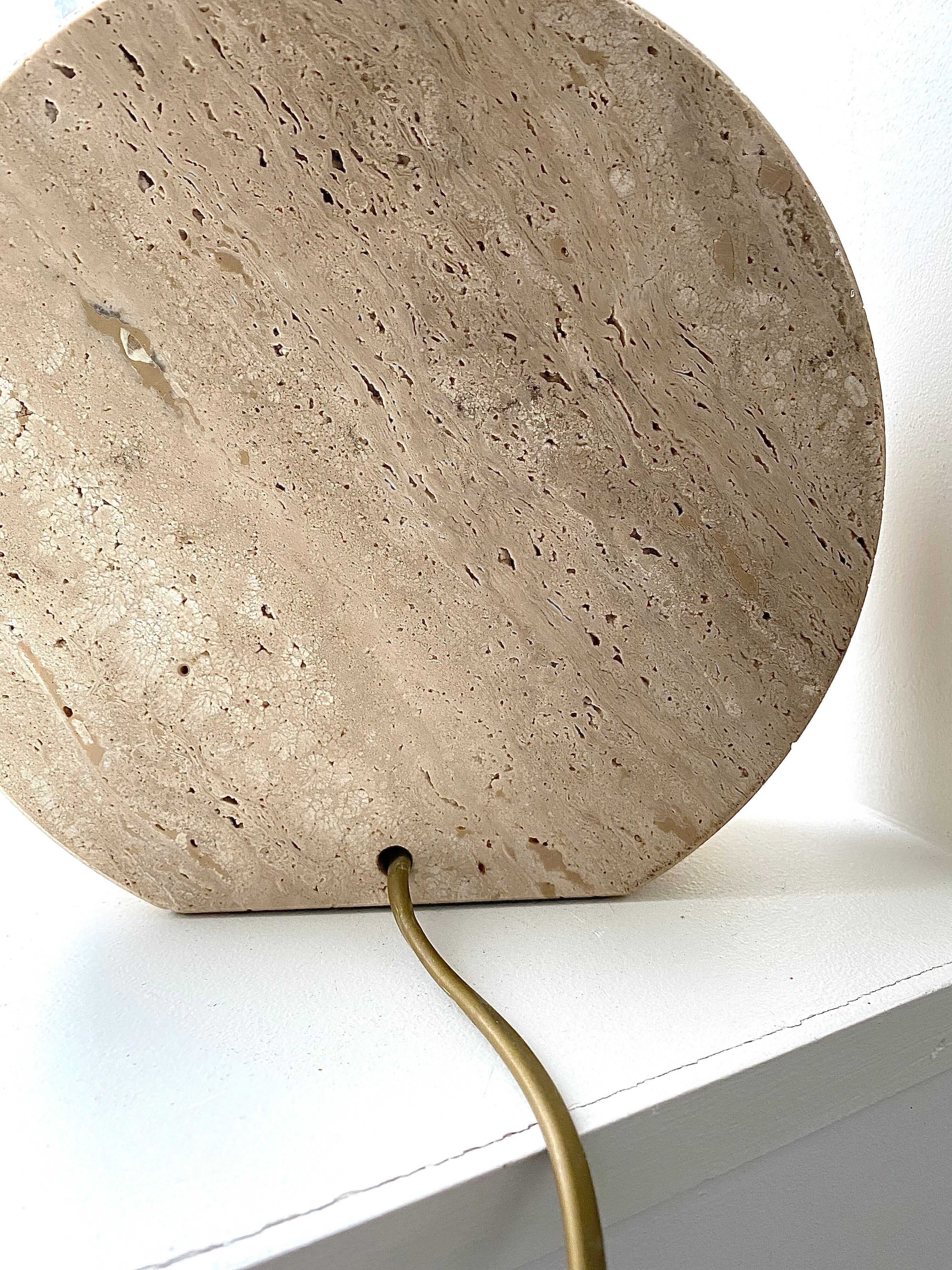 Travertine lamp Fratelli Mannelli