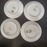 Limoges porcelain cups and cups ulim art creation p.dessagne