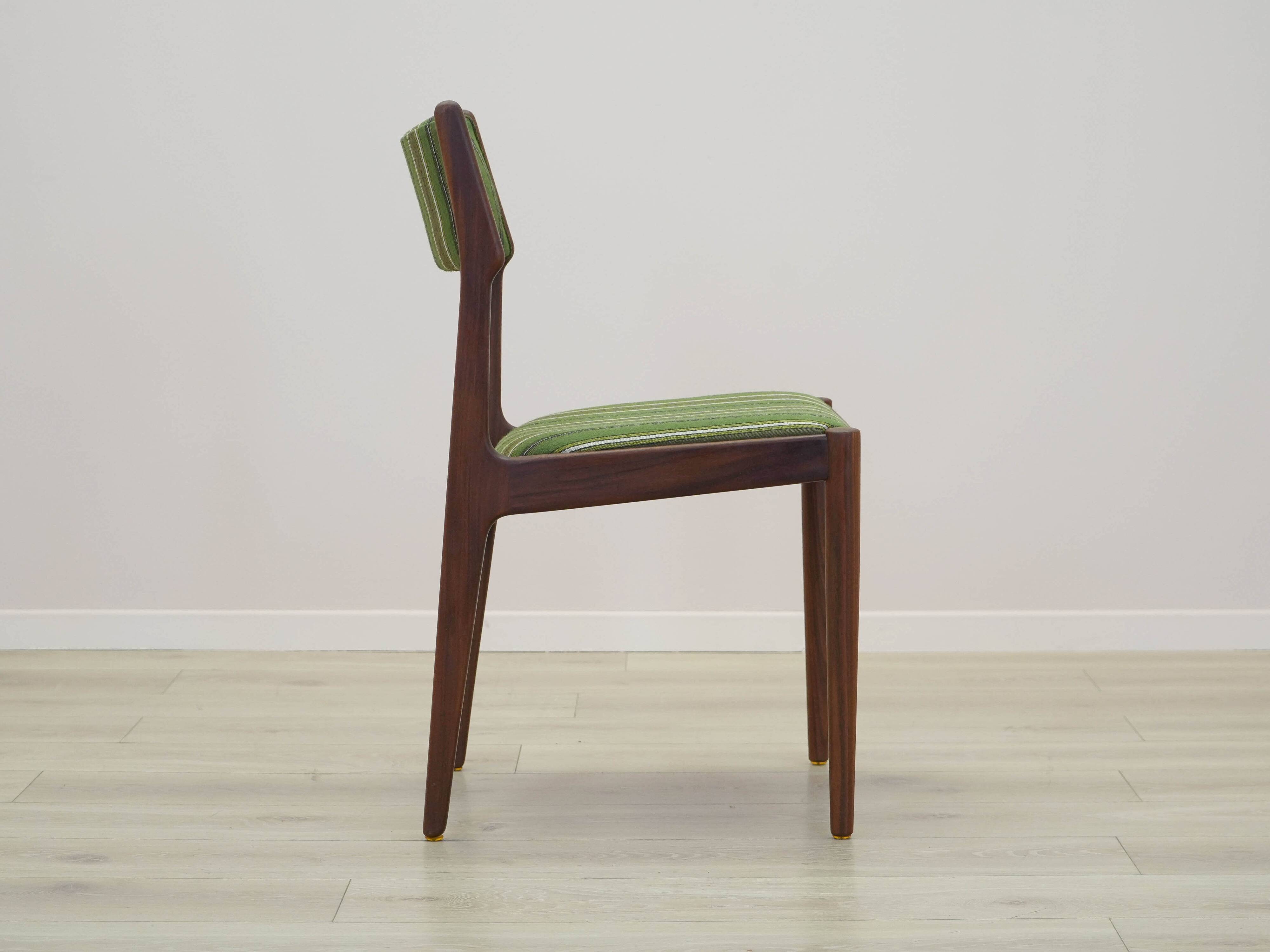 Set of two teak chairs, Danish design, 1970s, made in Denmark