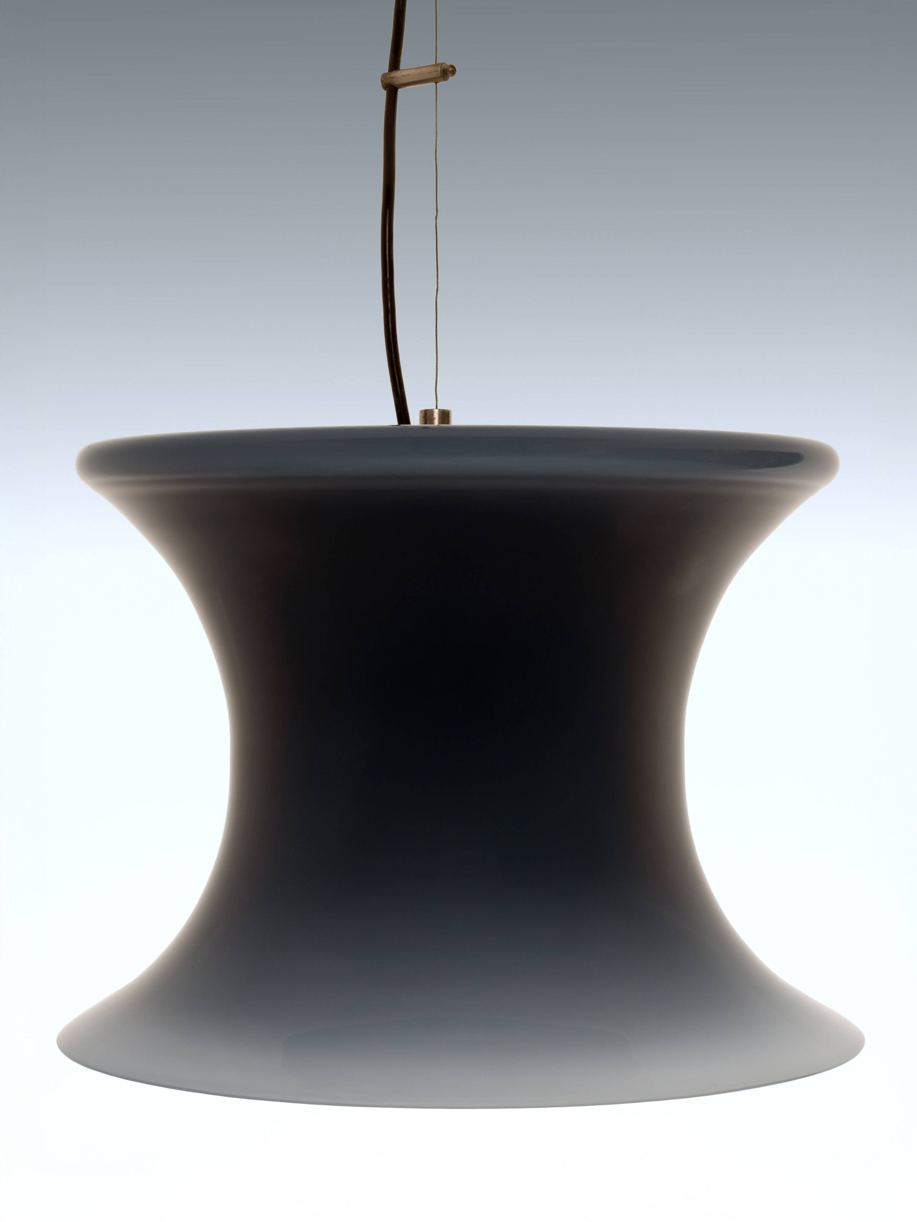 Opaline pendant lamp - Murano glass - Luciano Vistosi