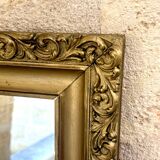 Antique mirror with gilded frame