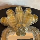 Venetian art nouveau wall mirror Murano 24x44cm