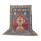 Oversize Handknotted Geometric Vintage Rug sku 1905