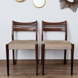 Set of 6 60's Scandinavian design chairs