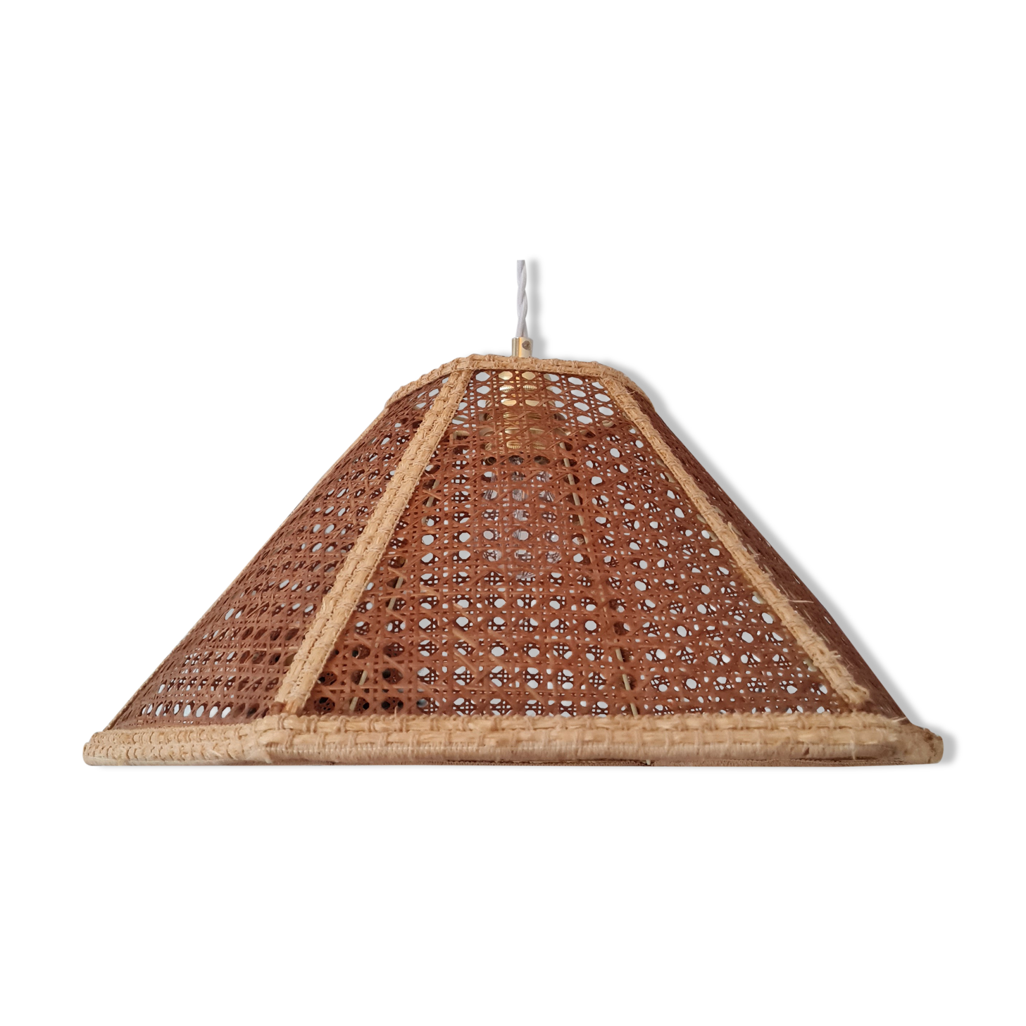 Vintage canning rattan suspension