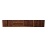 Poul Cadovius Floating Wall Mounted Rosewood Sideboard By CADO, 1960s.