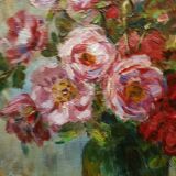 Painting Still Life with Roses