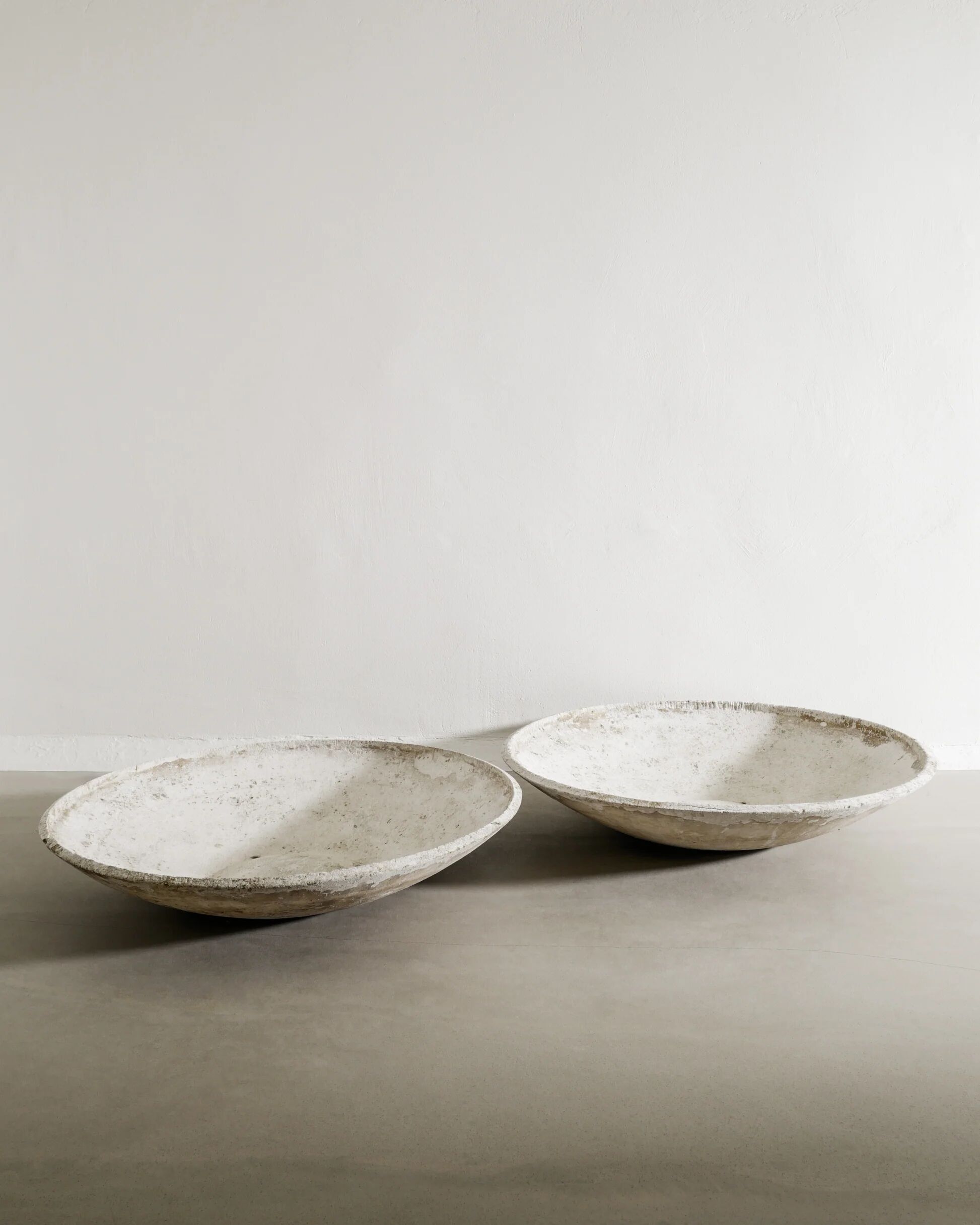 Large Mid Century Low Concrete Planter by Willy Guhl, 1950s