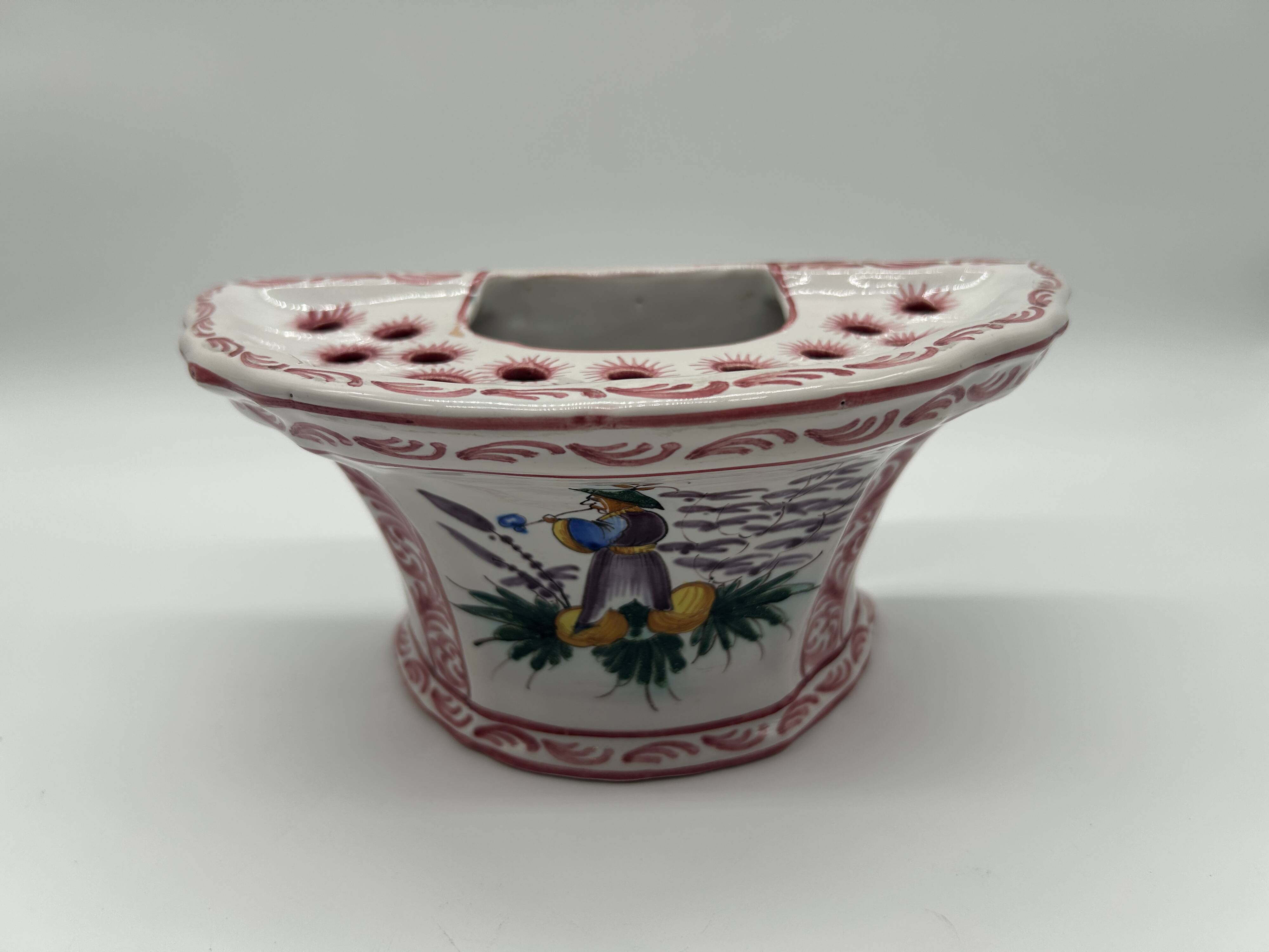 Antique wall-mounted vase - Japonese decor