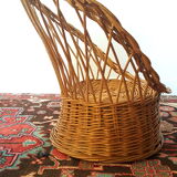 Vintage children's basket chair