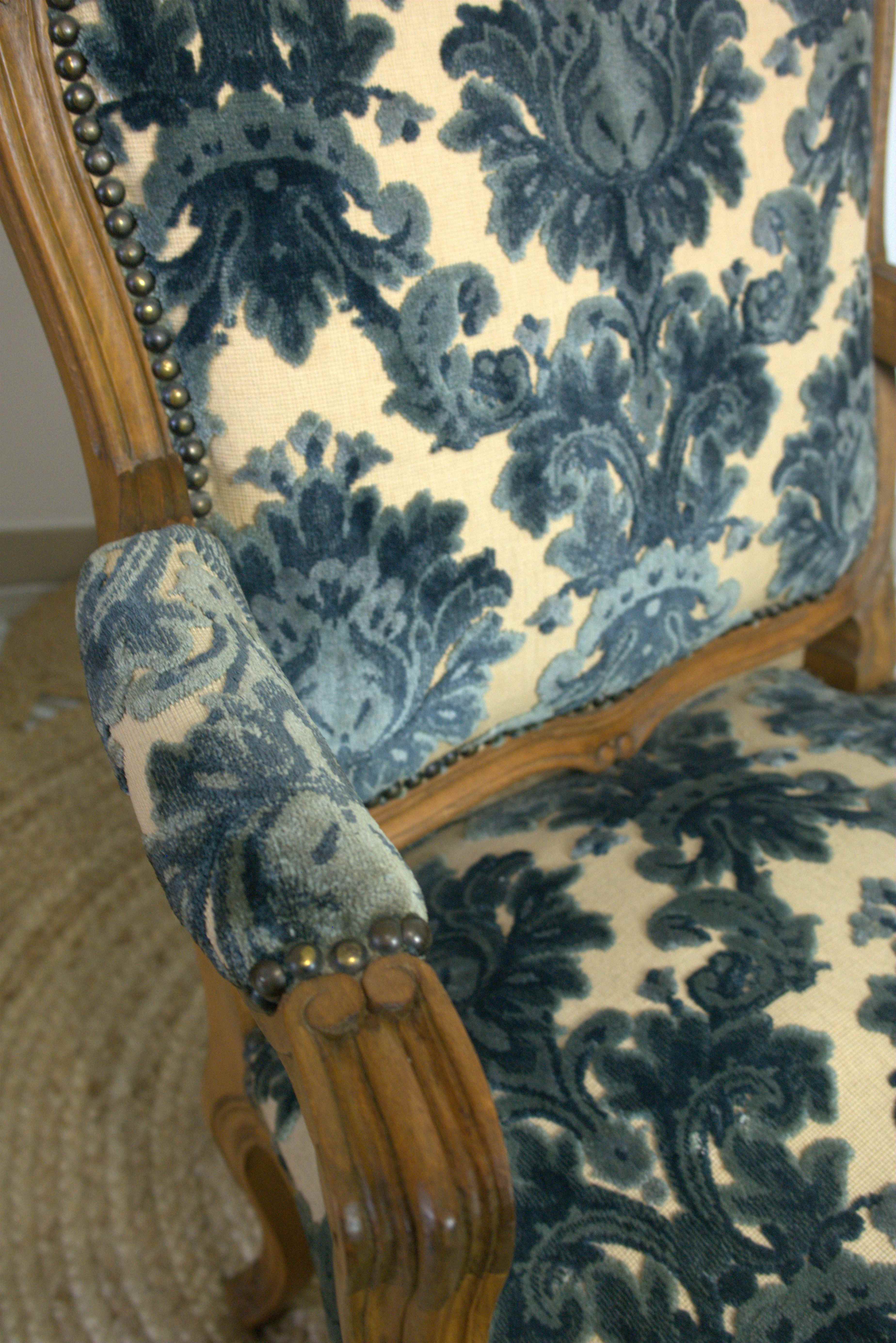 Pair of Louis XV style chairs