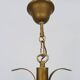 Murano blue glass chandelier suspension. 80 years