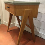 Vintage desk feet compass