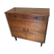 Two-door two-door vintage buffet two drawers