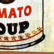 Original vintage pop art poster reissue of Andy Warhol's "Campbells Soup Tomato" 1962