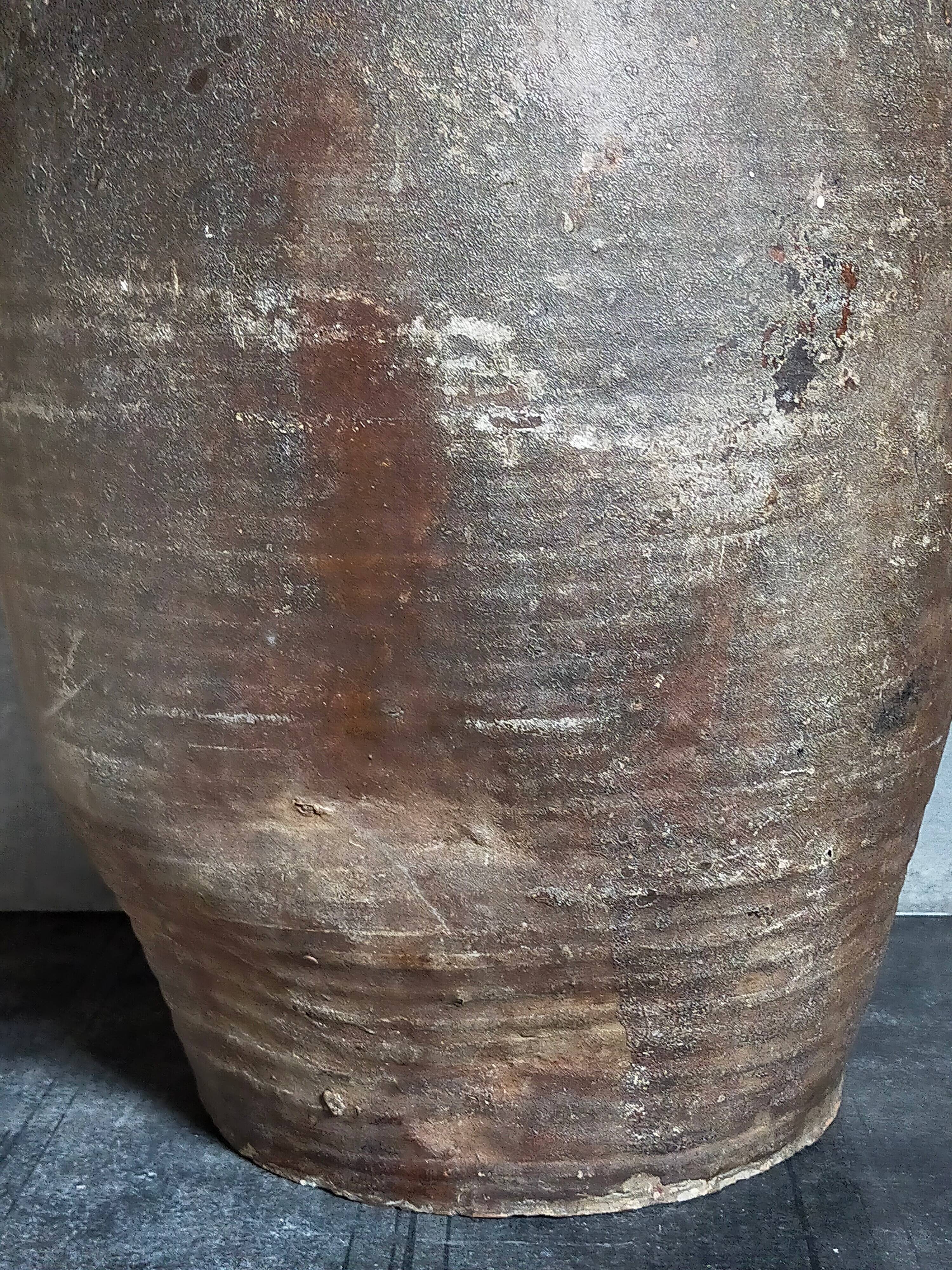 XXL traditional pottery old 19th century folk art 42 cm