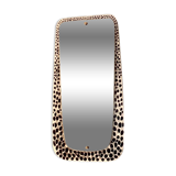 Mid Century Modern Wall Mirror with Polka Dot pattern, Italy 1960s