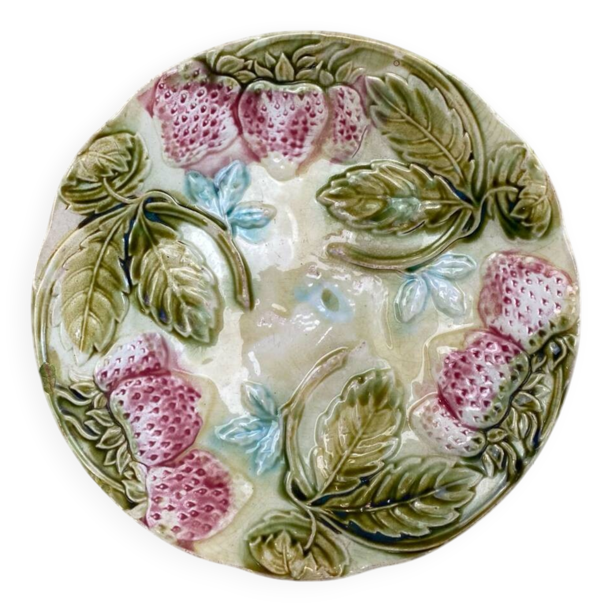 Strawberry slushie plate