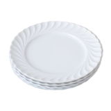 4 Haviland plates in white porcelain