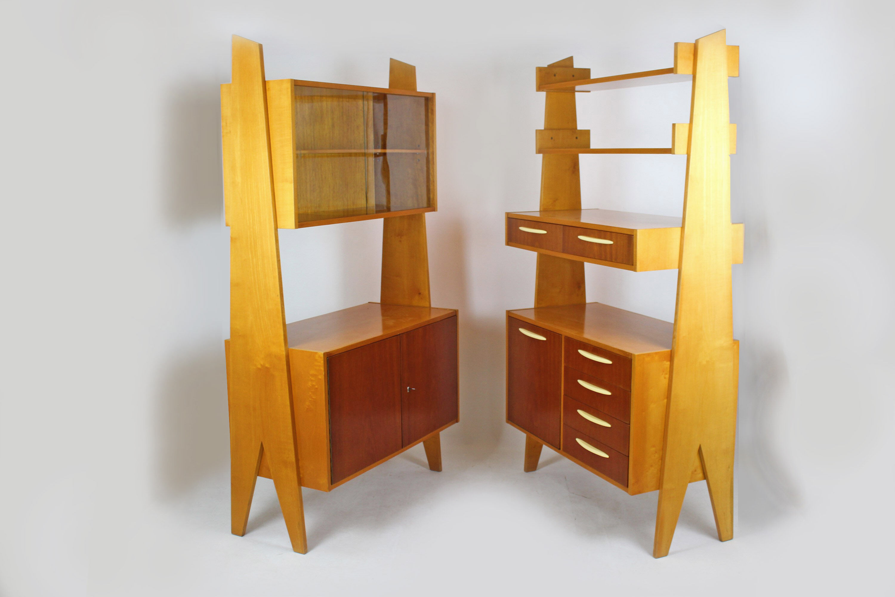 Paire de bibliothèques, années 1960