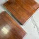 Paire de tables de chevet Art Déco: hêtre, loupe d'orme & palissandre