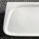 Vintage white porcelain ceramic bathroom wall shelf from the 1950s