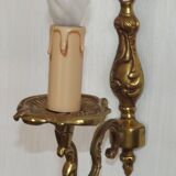 French Bronze Single Wall Sconce  Mid Century Single Light Fixture 5412