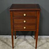 Mahogany chest of drawers, Louis XVI period – Late 18th century