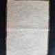 Velvet placemat embroidered with flowers enhanced with golden threads Napoleon III era
