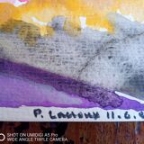 Pierre Lacroux (1909-1993) Gouache on paper 24 x 32 cm - from 1989 - (292)