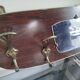 Vintage wall coat rack with mirror – 50s/60s