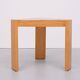 Porada Arredi Beechwood Smoked Glass side tables 1970s Italy