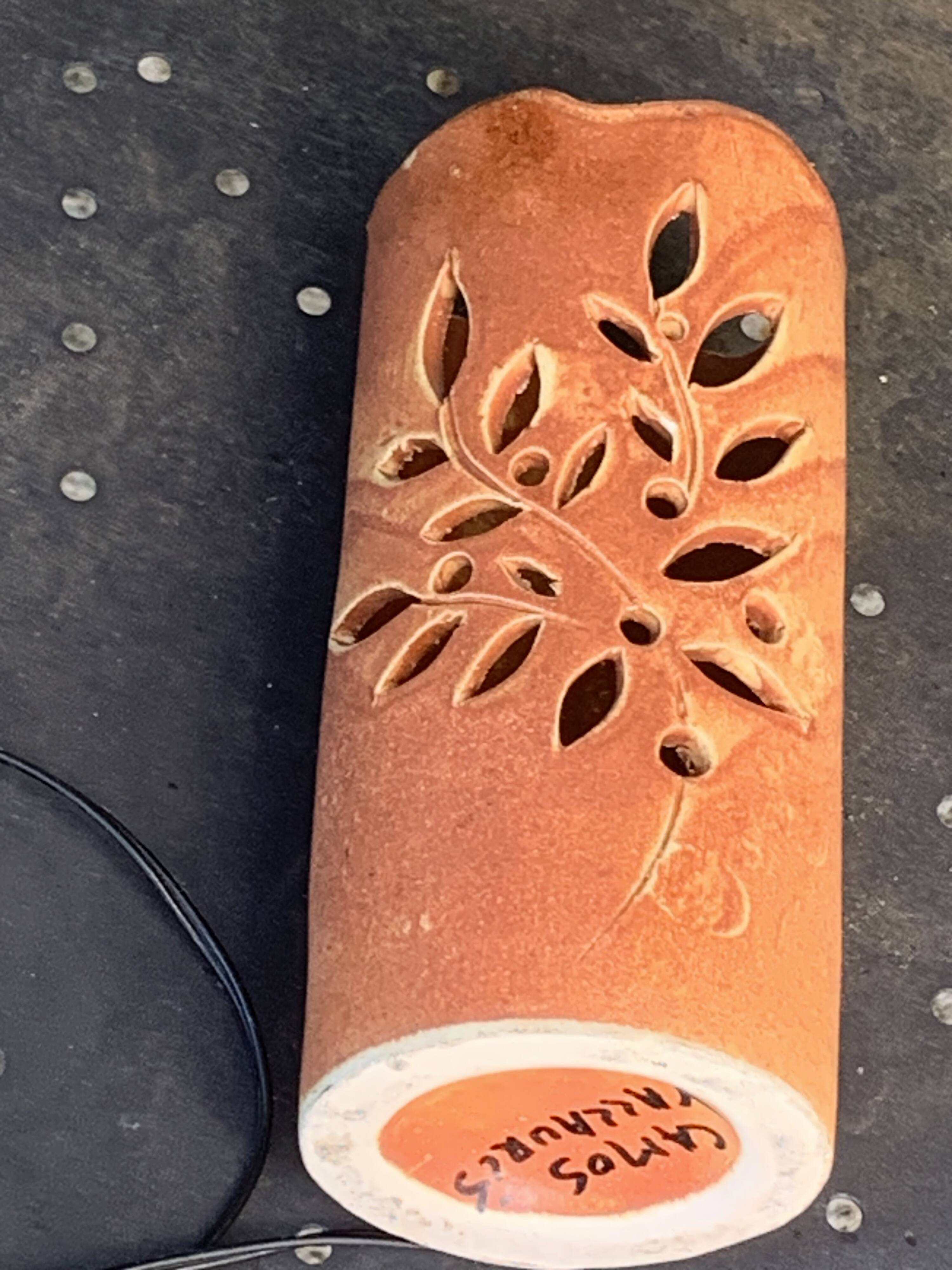 Vintage ceramic night light from Ateliers Camos Vallauris.