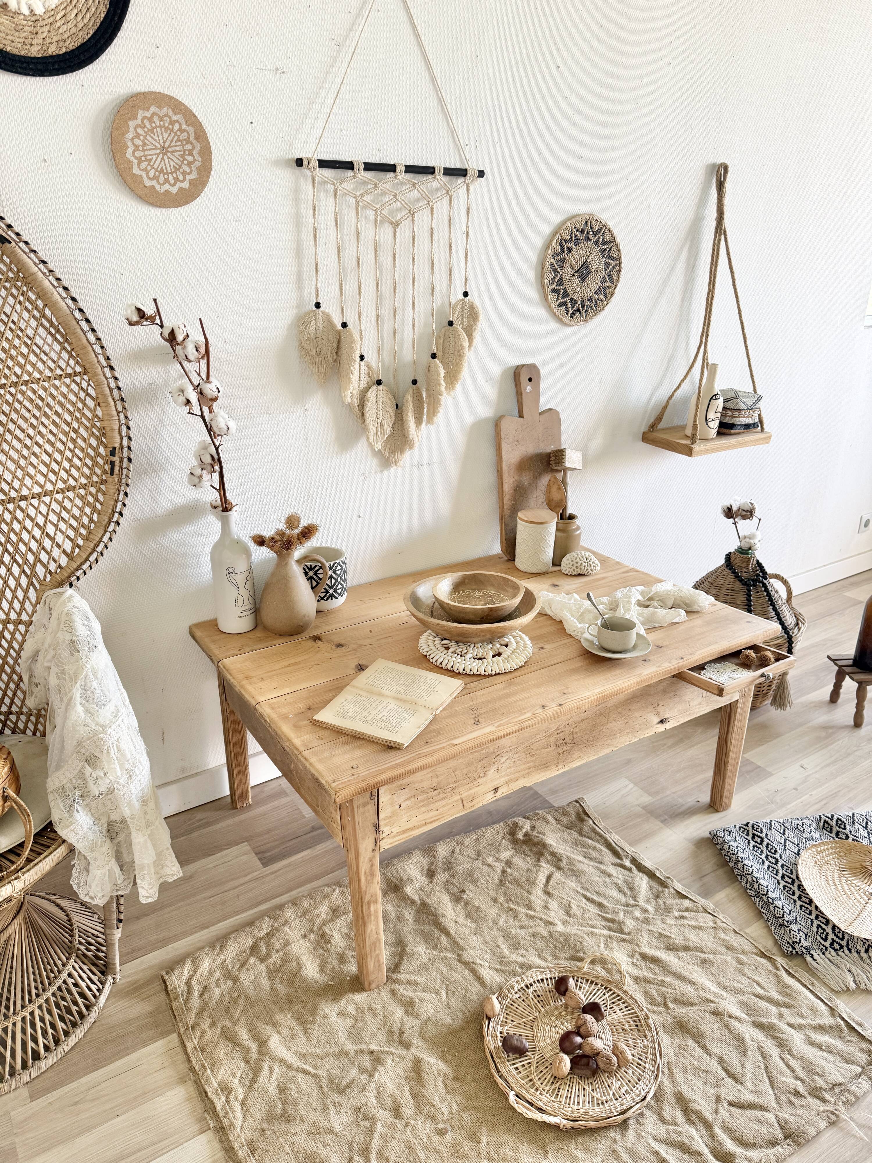 Table basse de ferme