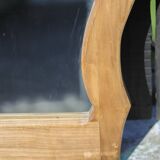 Miroir bois, grand miroir à poser ou mural, miroir vintage, miroir artisanal, décoration intérieur