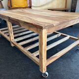 Large AMPM coffee table on wheels