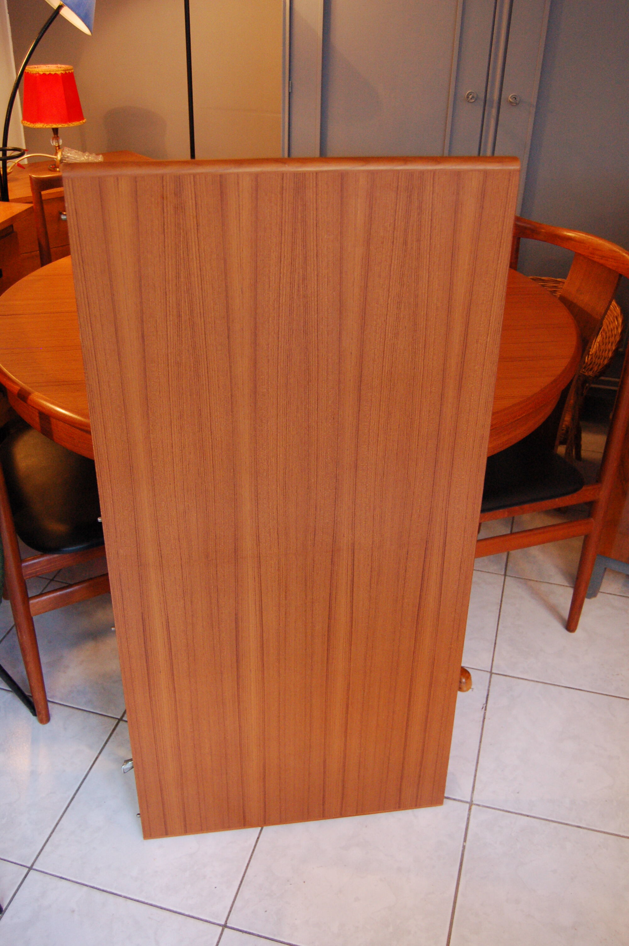 Table expandable 60s massive teak