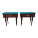 Paire de tables chevet vintage