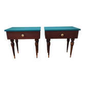 Pair of vintage bedside tables