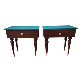 Pair of vintage bedside tables