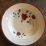 6 plates "roses" Badonviller