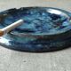 Vintage glazed terracotta ashtray by Eugène Alaphilippe (Verneuil-