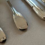 Set 6 silver cutlery Christofle chinon model