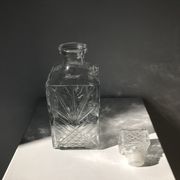 Carafe à whisky en verre