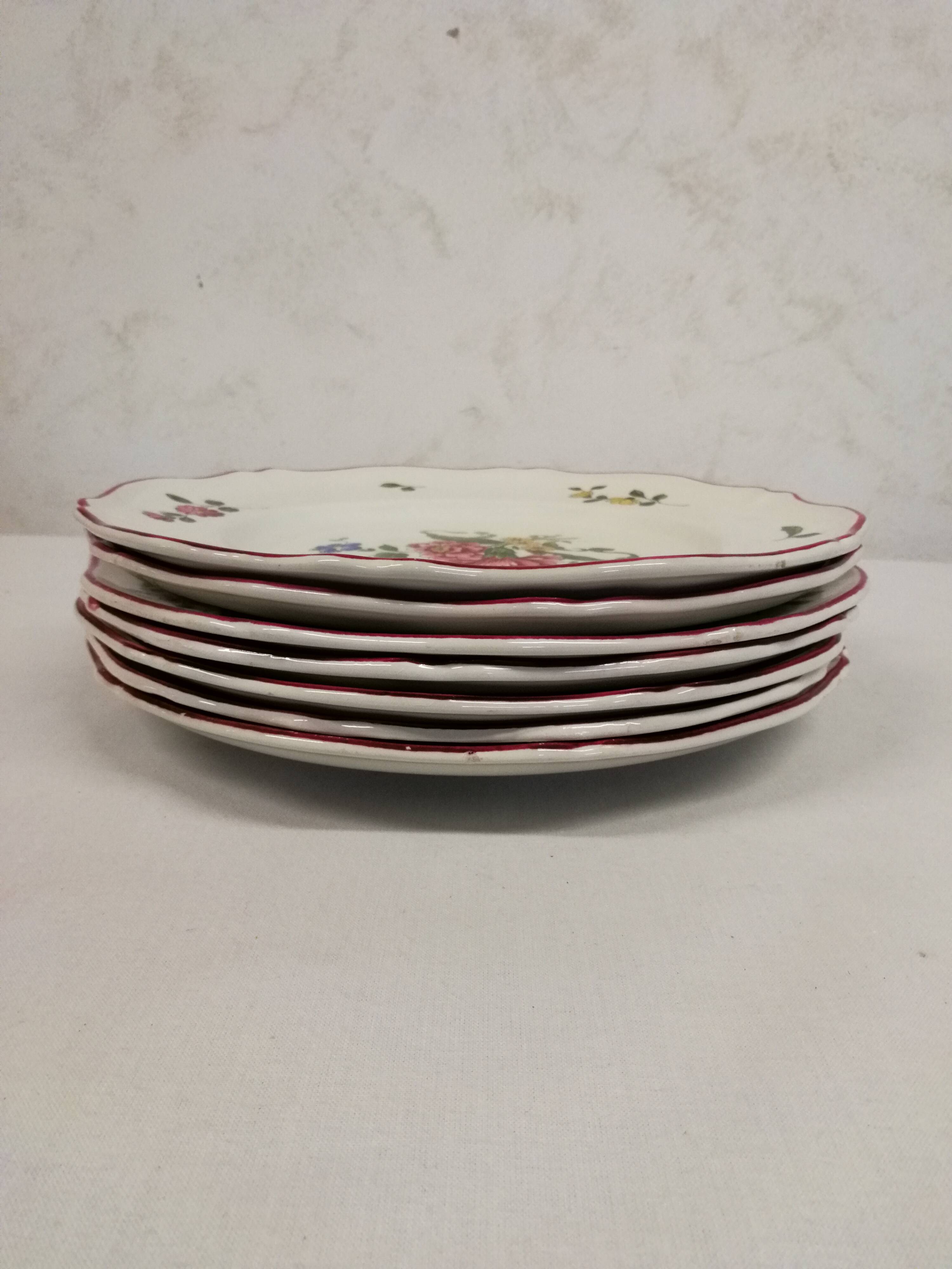 Old Saint Amand Plate Service 1713 France