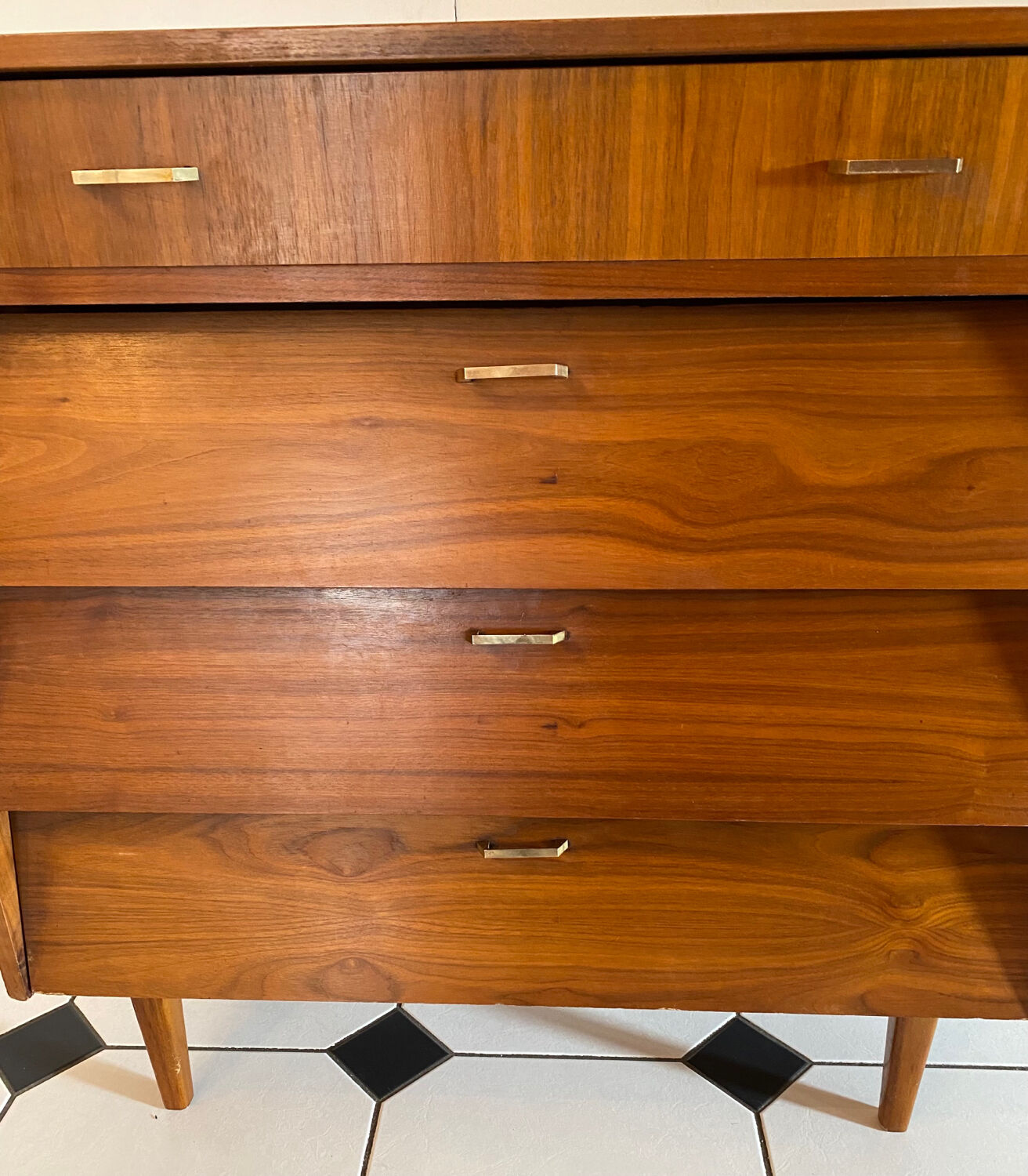 Vintage shoe cabinet 60s