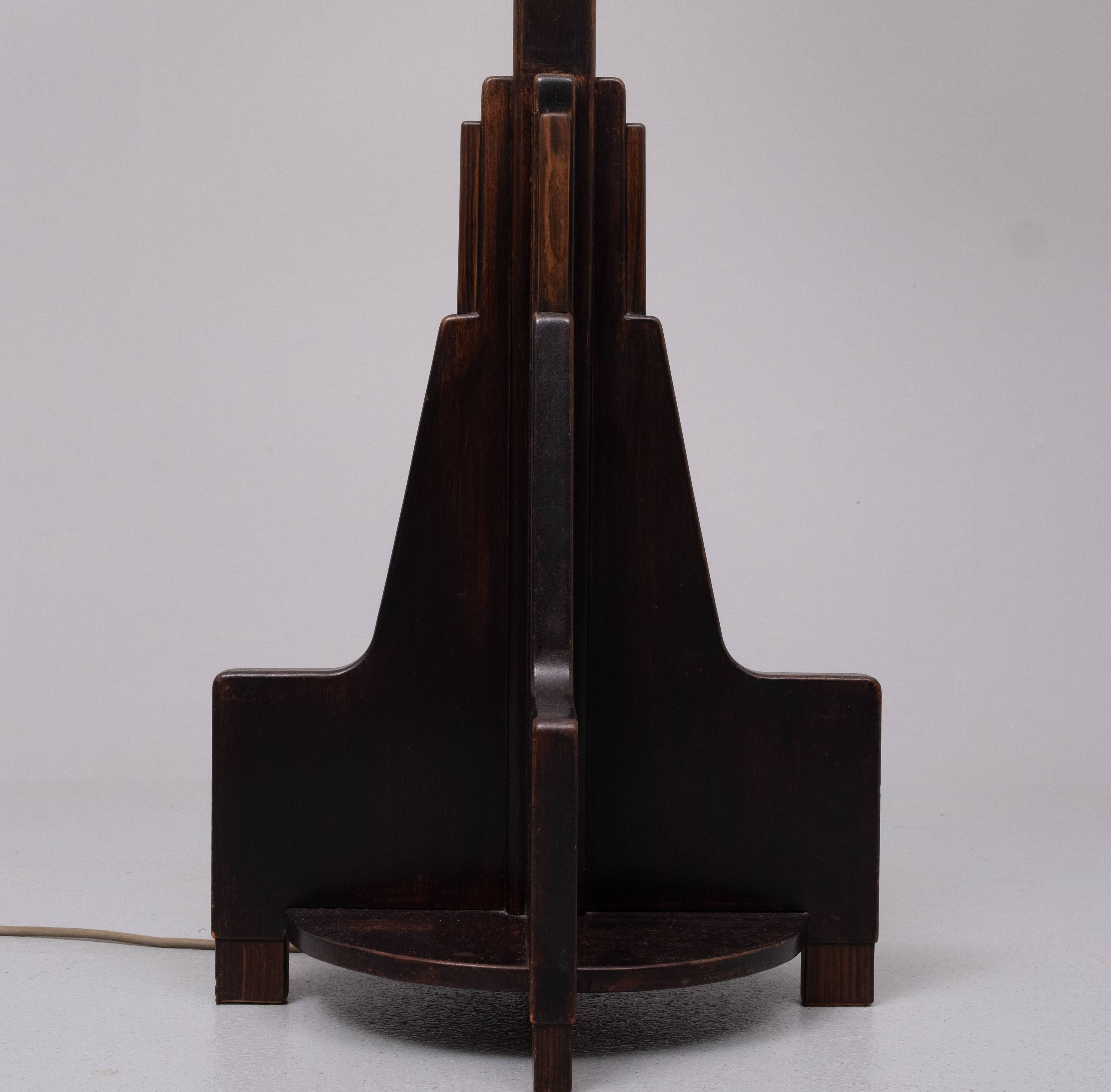 Dutch Art Deco Amsterdam School Floor Lamp 1920/30s