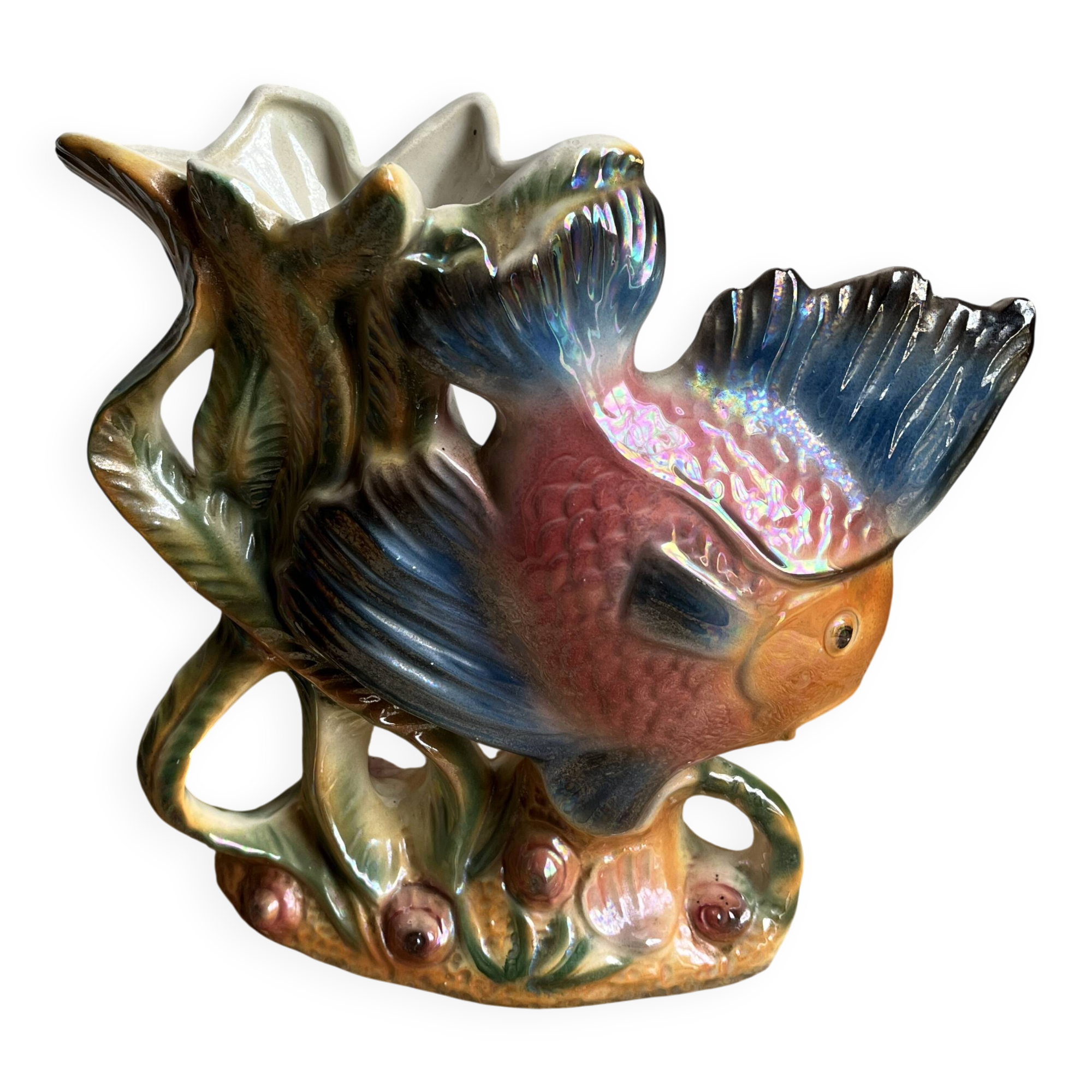 Italian vase in slipware